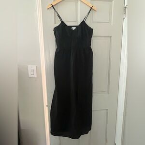 H&M Black Spaghetti Strap Maxi Dress